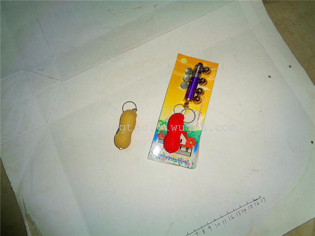 Children's toys with five-head laser and peanuts as gifts, LED keychains, night lights, direct sales from street stalls details Picture