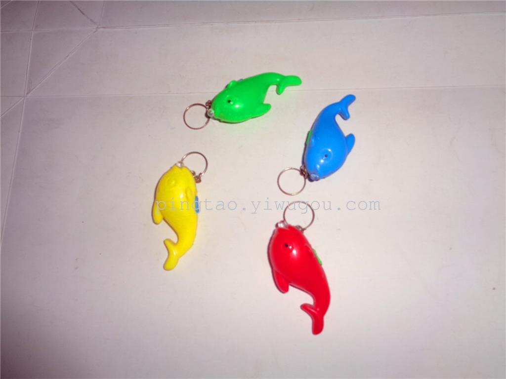 Children's toy keychain lights, free gifts, LED night lights, illuminated pendants, flashlights, direct sales from street stalls details Picture