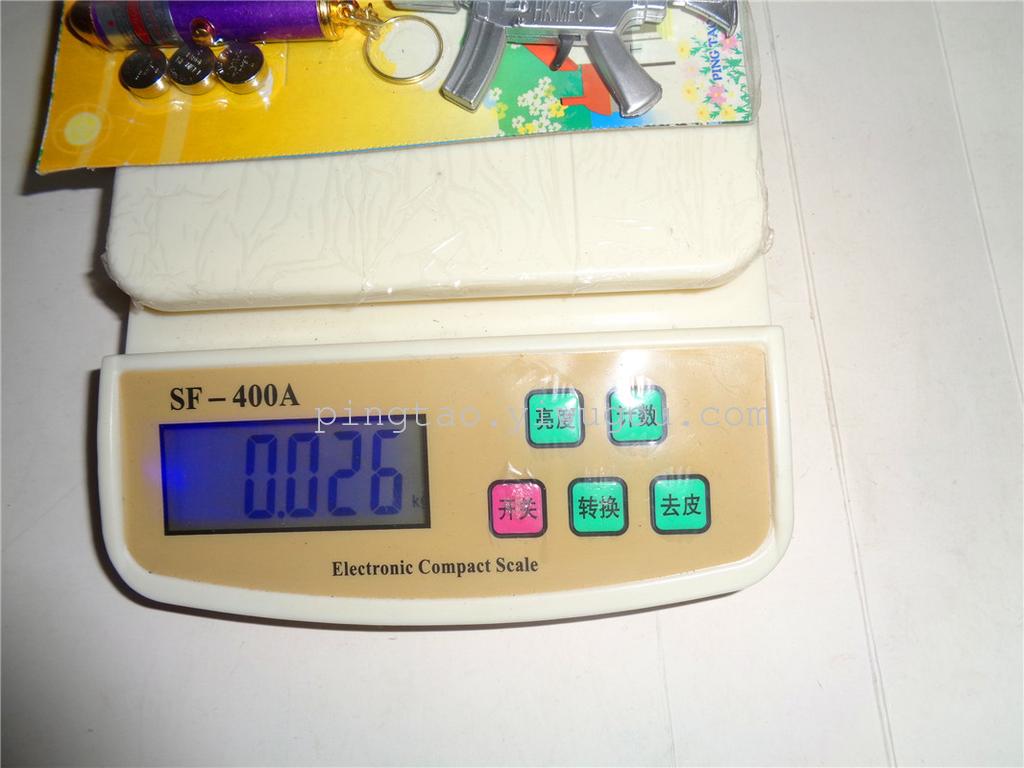 Children's toy keychain light, light-emitting pendant, five-head laser with gun, gift, LED night light factory direct sales Application Scenario