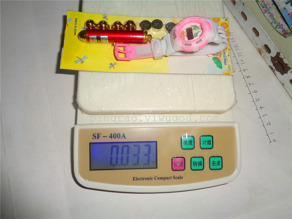 Children's plastic toy keychain lamp, free gift, five laser heads plus 63 meters, street stall supply, factory direct sales Application Scenario