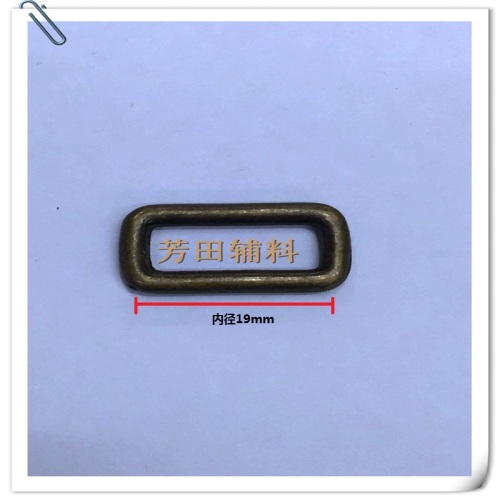 合金方扣口字扣皮带扣配件