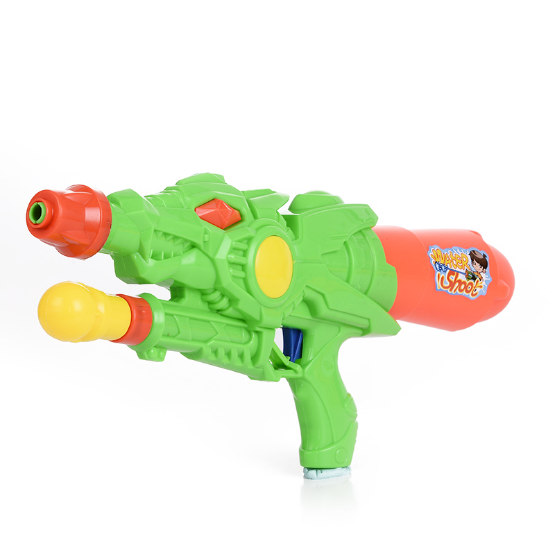 In 2018, the three-color mixed air pressure water gun toys for children's beach water play in summer were selling well at the street stalls details Picture