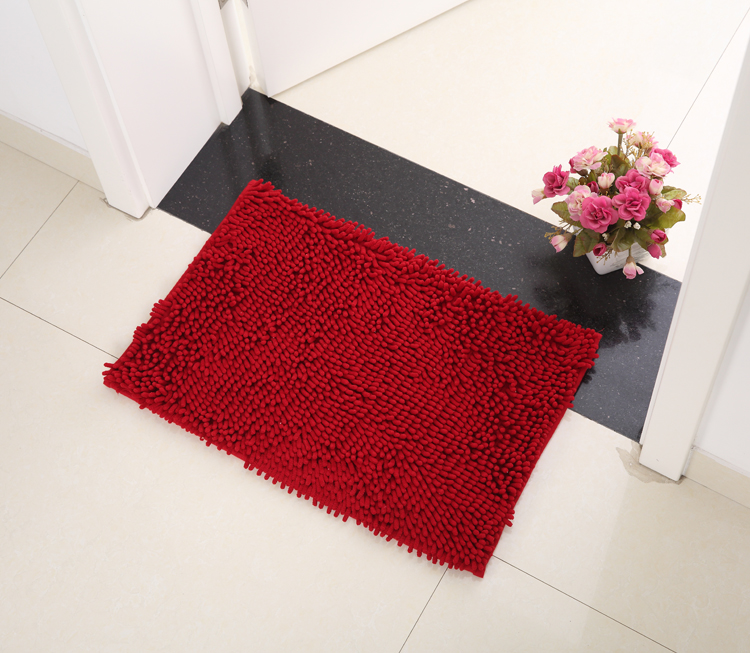 雪尼尔地垫卧室门厅客厅入户门垫厨房进门口卫浴吸水可定制防滑垫