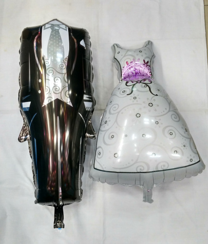Aluminum-coated balloon inflatable toy aluminum-coated balloon Medium size bride and groom wedding decoration balloon aluminum-coated balloon