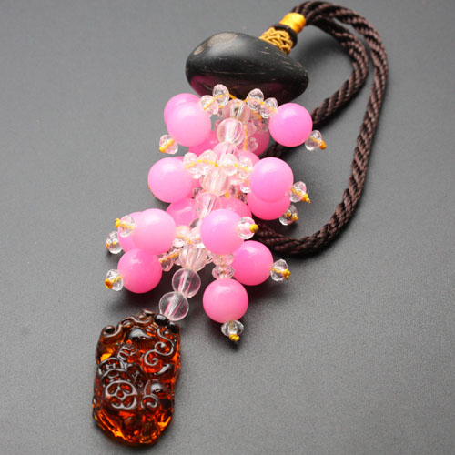 Pudding Station Accessories, 10-yuan department store creative men's car rearview mirror pendants, couple car interior accessories details Picture