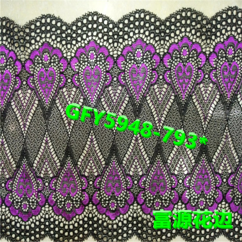 2020 新款电脑平板双色锦氨蕾丝花边 服装辅料