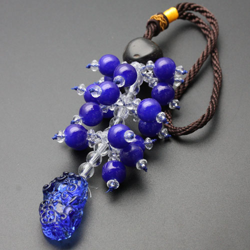 Pudding Station Accessories, 10-yuan department store creative men's car rearview mirror pendants, couple car interior accessories Specification image