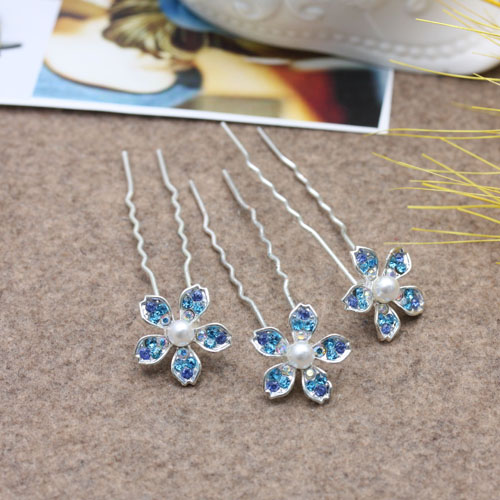 Hair accessories, hair pins, hairpins, U-shaped hairpins, updo hair, crystal hair pins, small hairpins, accessories Application Scenario