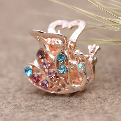 Korean-style hair accessory, small rhinestone alloy color retention clipper, bangs clipper, hair clipper
