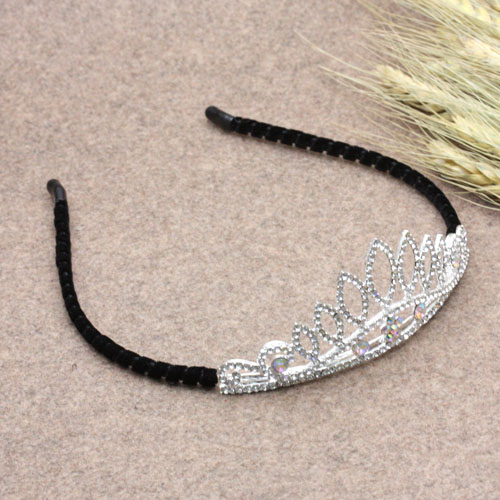 Korean diamond-encrusted fine hair band, Korean version bow hair clip headband small accessories details Picture