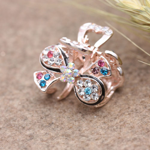Korean-style hair accessory, small rhinestone alloy color retention clipper, bangs clipper, hair clipper Specification image