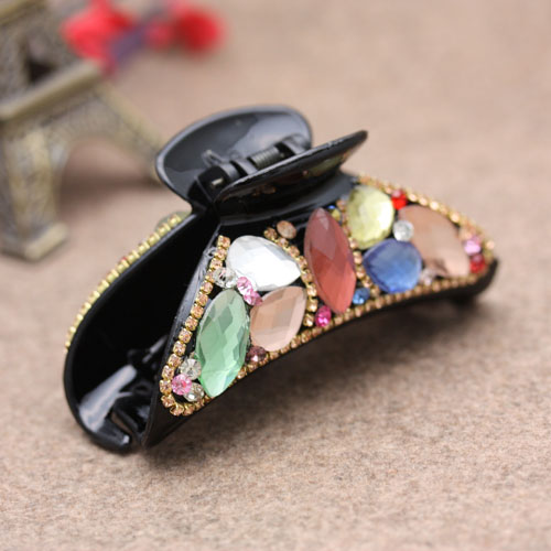 Korean hairpins, headwear, rhinestone hair clips, hairpin accessories, medium to large size Specification image