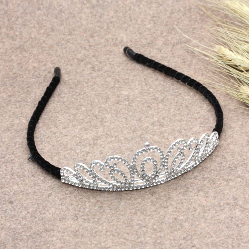 Korean diamond-encrusted fine hair band, Korean version bow hair clip headband small accessories