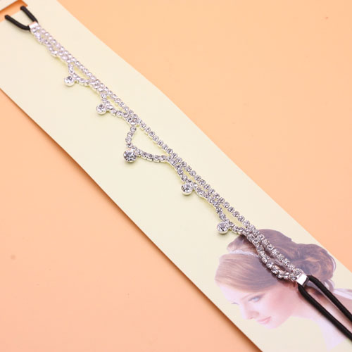 In South Korea, there are popular elastic women's hair bands, headbands, forehead chains and rhinestone headbands Specification image