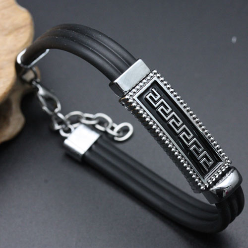 Japanese and Korean version leather rope bracelet, retro cowhide bracelet, men's and women's accessory bracelet details Picture