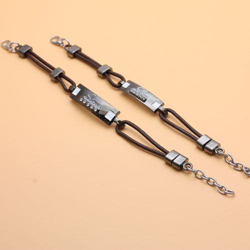 Japanese and Korean version leather rope bracelet, retro cowhide bracelet, men's and women's accessory bracelet