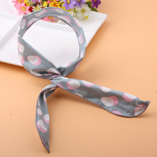 Korean imported headwear rabbit ear headband Simpson headband printed headband
