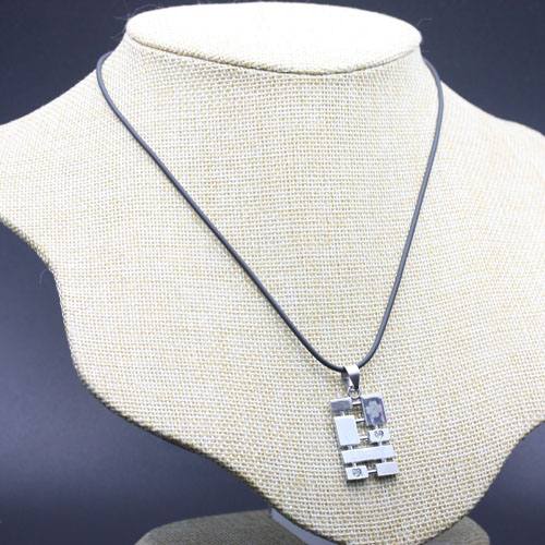 European and American accessories, retro black leather rope neck chain, neck strap, collar, neck necklace, short style Specification image