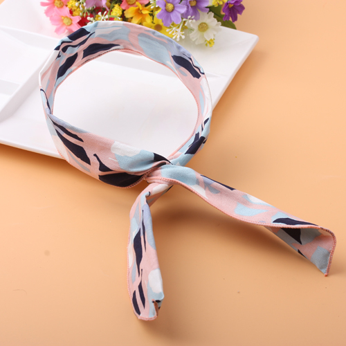 Korean imported headwear rabbit ear headband Simpson headband printed headband details Picture