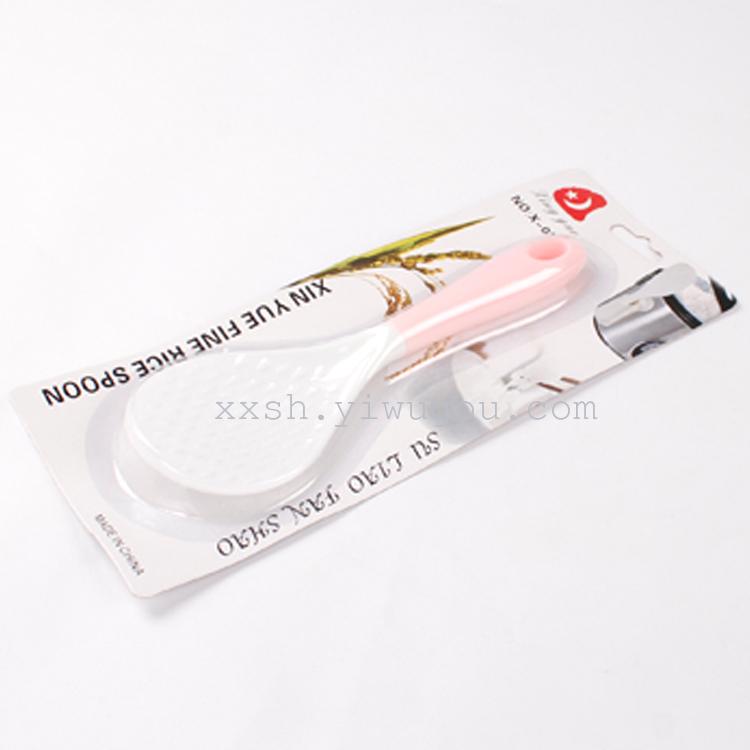 0358 Eco-friendly five-flavor plastic spoons for household use, 2-yuan store supply Application Scenario