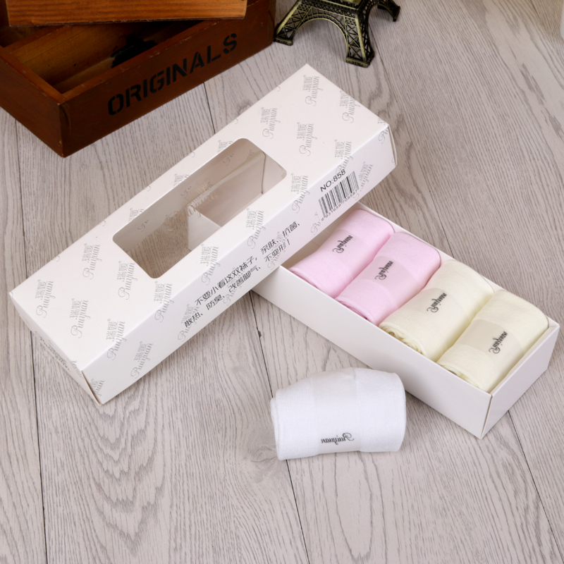 女士袜子女棉秋冬季棉袜中筒色学生韩版女袜