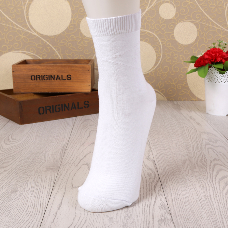 运动、休闲棉袜实物图