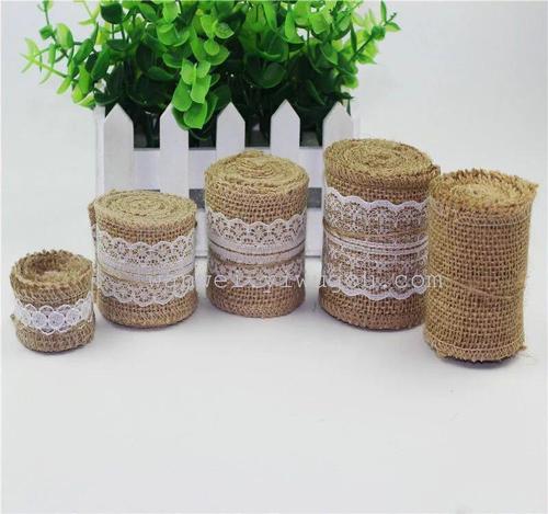 Packaging materials for lace-trimmed, rolled flowers
