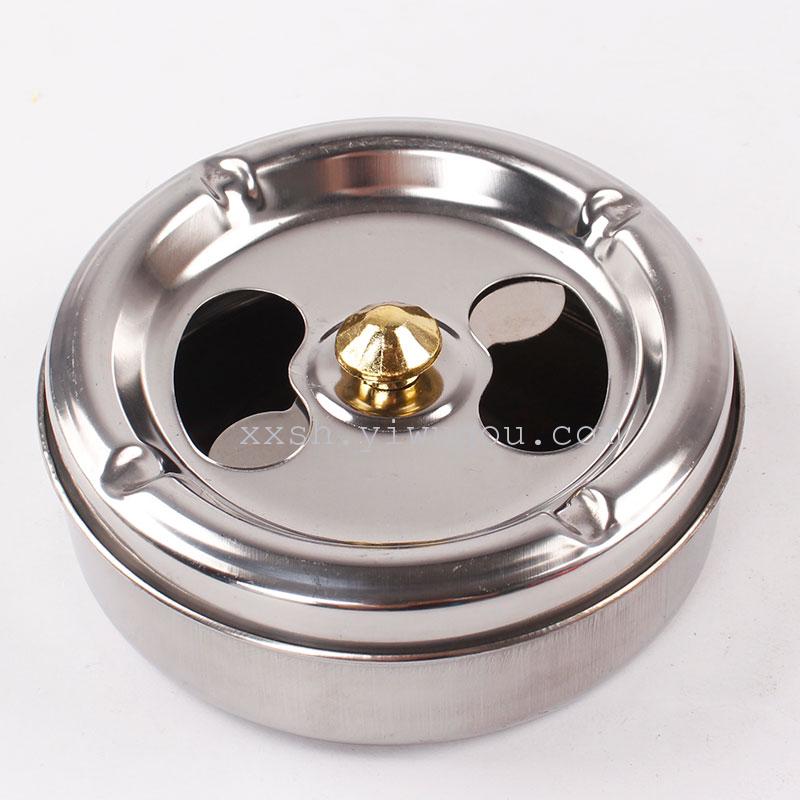 大钢烟缸家居办公桌必备品收纳烟灰的烟缸