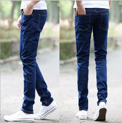 Korean men's jeans are selling well in summer at street stalls. Men's jeans and long pants Specification image