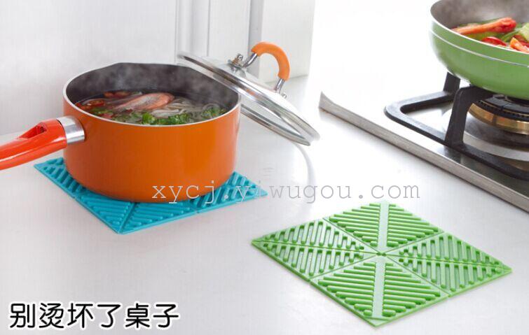 Silicone heat insulation mat Silicone non-slip mat Folding silicone table mat