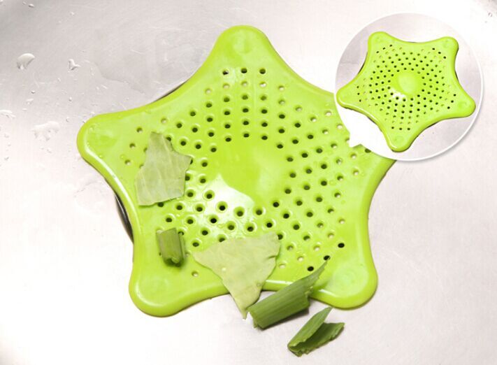 Starfish floor drain hair filter screen sink hair anti-clogging floor drain suction card installation home wholesale
