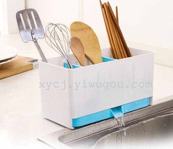 Creative multi-functional detachable and washable dish and chopstick draining rack, tableware rack, kitchen storage box Application Scenario