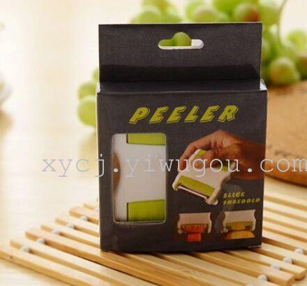 Kitchen extendable portable multi-functional fruit and vegetable peeler, fruit peeler and grater Specification image