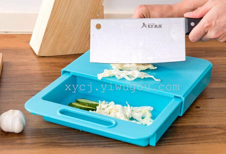 Korean-style kitchen sink, cutting board, plastic vegetable washing and draining basket, and integrated sink rack for washing and cutting Application Scenario