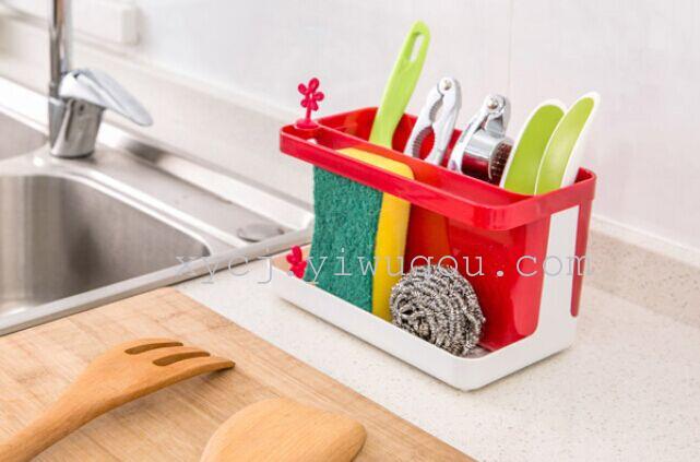 New TV creative home products: multi-functional kitchen storage rack, draining rack Application Scenario