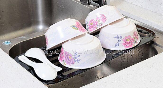 Wholesale kitchen tableware water filter racks, bowl and plate racks, cup draining racks, fruit trays, double-layer draining trays details Picture