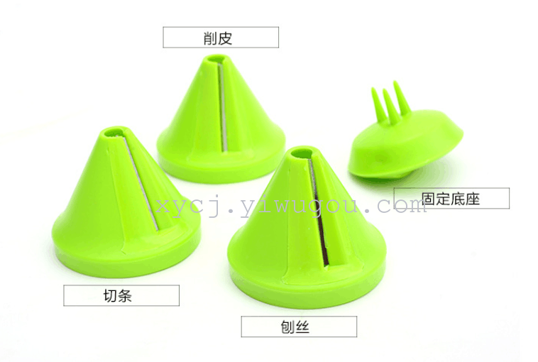 Multi-functional spiral peeler and wire drawing machine, rotating hourglass grater, kitchen small tools, coiled knife peeler Application Scenario