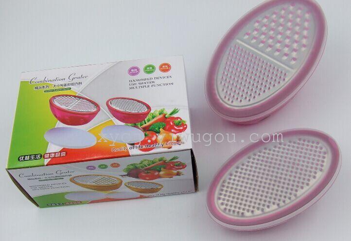 Supplying large and small diagonal egg sets, creative stainless steel multi-functional combination planers and practical kitchenware