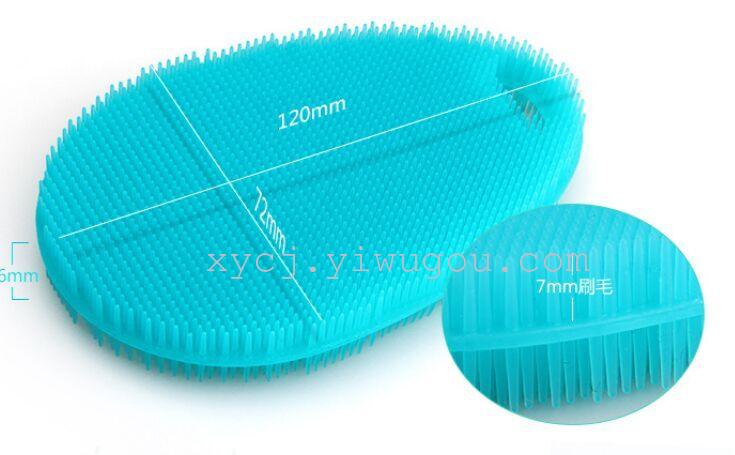 Super soft and eco-friendly dishwashing brush, Amazon's best-selling dishwashing wonder, anti-scald silicone pad details Picture