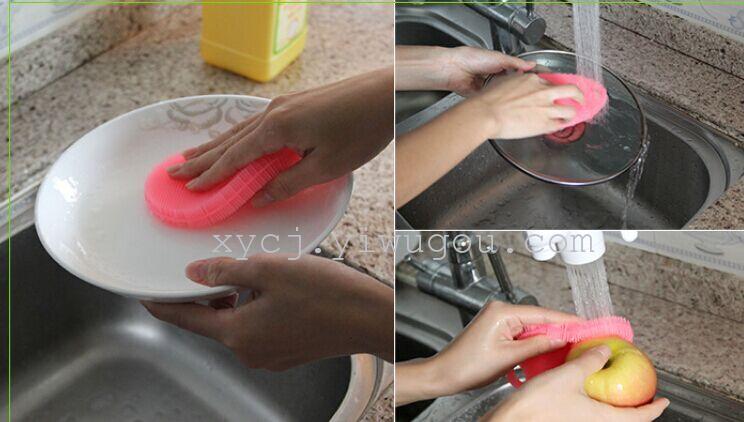 Super soft and eco-friendly dishwashing brush, Amazon's best-selling dishwashing wonder, anti-scald silicone pad