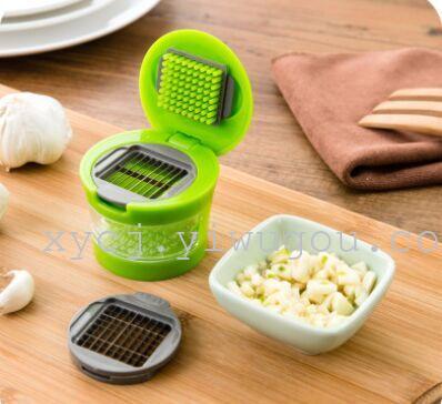 Vegetable slicer Garlic slicer Multifunctional garlic slicer Kitchen gadget garlic press