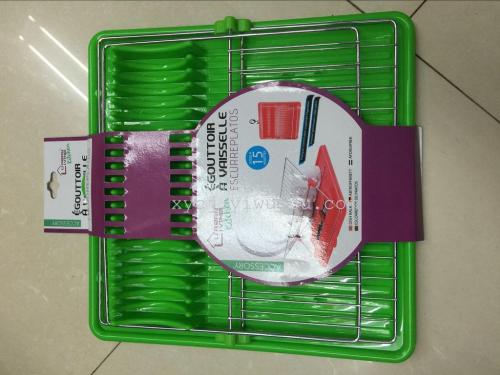 Bowl rack plastic products New telescopic plate rack tableware rack storage rack