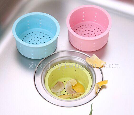 Creative eco-friendly silicone kitchen sink, floor drain, water trough, sewer filter, bathroom hair filter