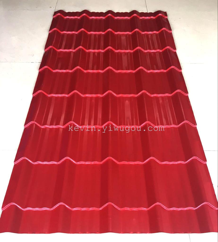 The manufacturer specializes in the production of galvanized tiles and iron sheet tiles, which are exported to Africa Specification image