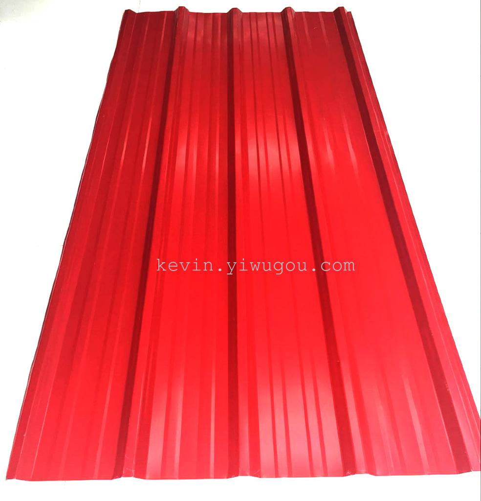 The manufacturer specializes in the production of galvanized tiles and iron sheet tiles, which are exported to Africa Application Scenario