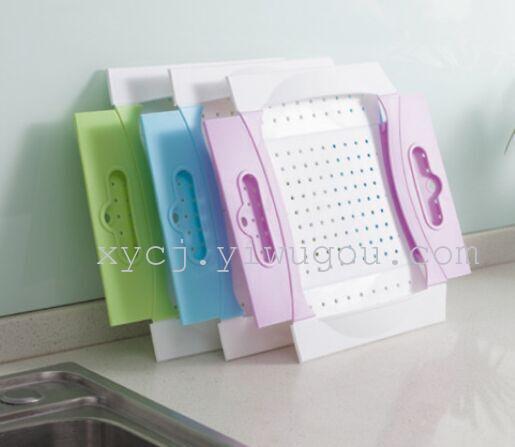 Fruit draining basket with handle, folding vegetable washing draining basket, kitchen folding draining basket details Picture