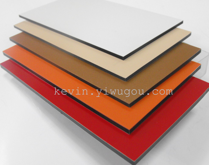 The manufacturer supplies aluminum-plastic panels Specification image