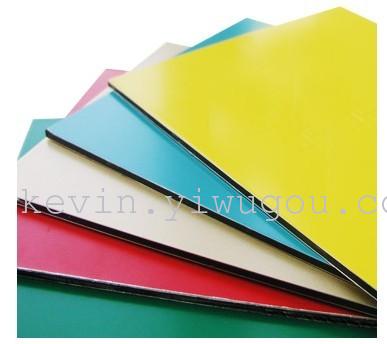The manufacturer supplies aluminum-plastic panels