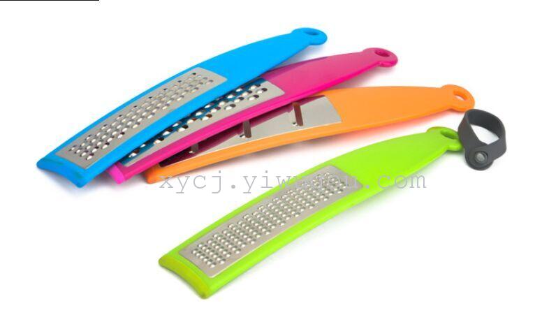 Creative four-in-one kitchen tool combination: fruit and vegetable grater, foreign trade cheese grater, cheese and lemon grater details Picture