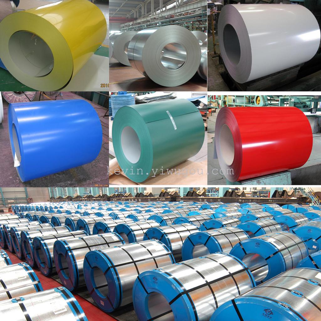 We supply hard galvanized coils, galvanized sheets and color steel coils for export to Africa and the Middle East details Picture